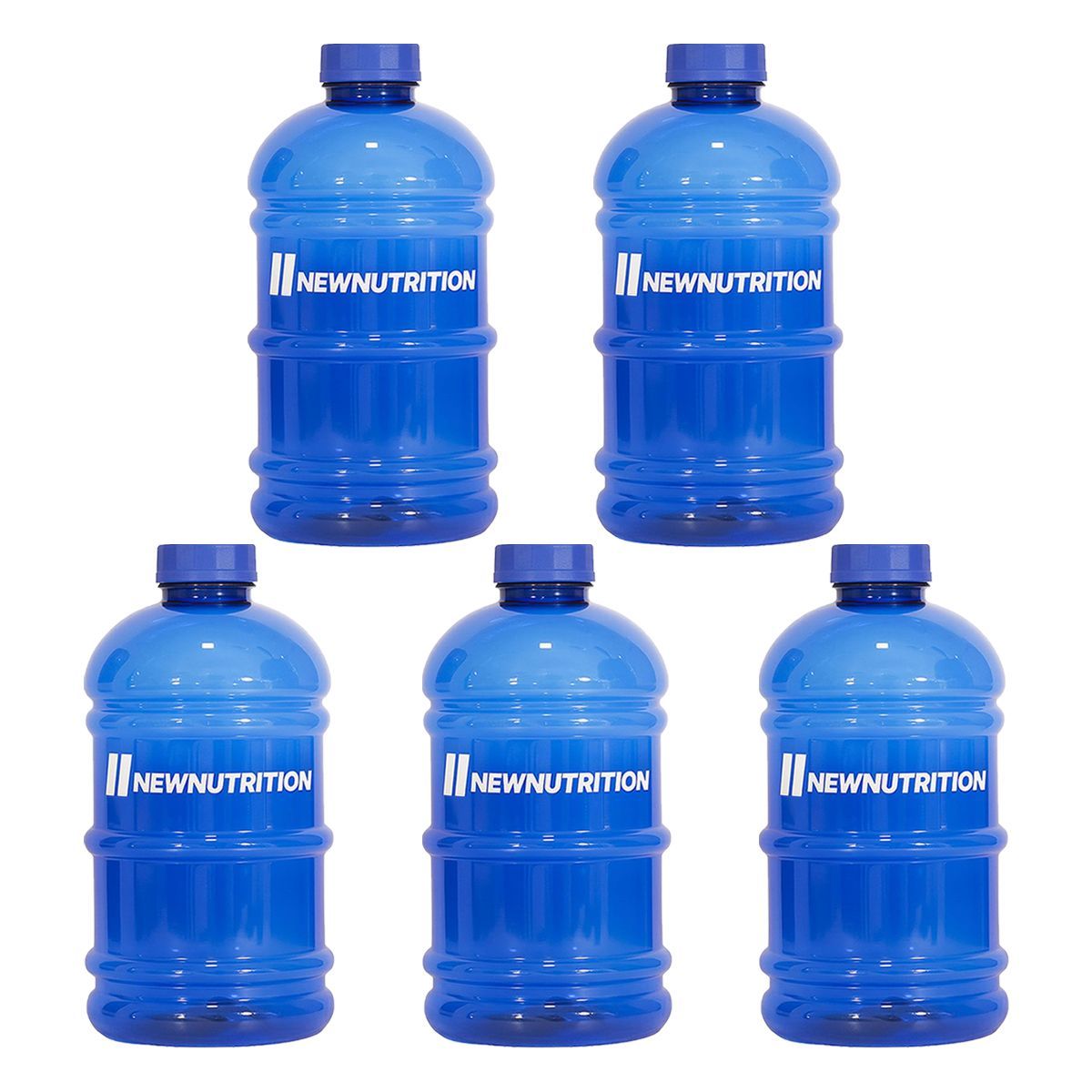 Kit 5X Gal�o - 950ml Azul - NewNutrition
