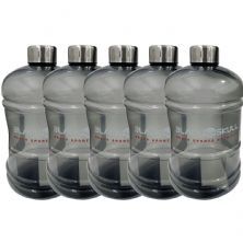 Kit 5X Gal�o Com Tampa em A�oo Inox- 1800ml Fum� - Black Skull