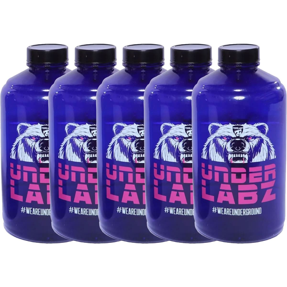 Kit 5X Galao PVC -  2100ml  Azul  - Under Labz