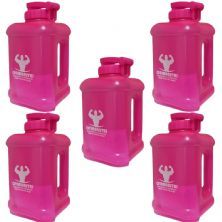 Kit 5X Gal�o Quadrado - 1600ml Rosa Pink - OtimaNutri