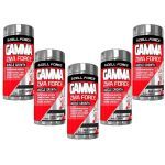 Kit 5X Gamma ZMA Force - 60 C�psulas - Cell Force