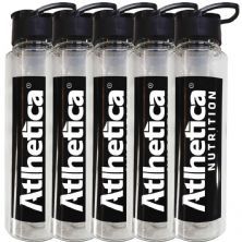 Kit 5X Garrafa Twist - 500ml Transparente e Preta - Atlhetica Nutrition