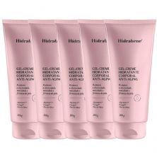 Kit 5X Gel Creme Hidratante Corporal Anti-Aging - 200g - Hidrabene