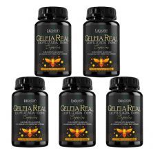 Kit 5X Geleia Real Liofilizada - 60 C�psulas - Bioklein