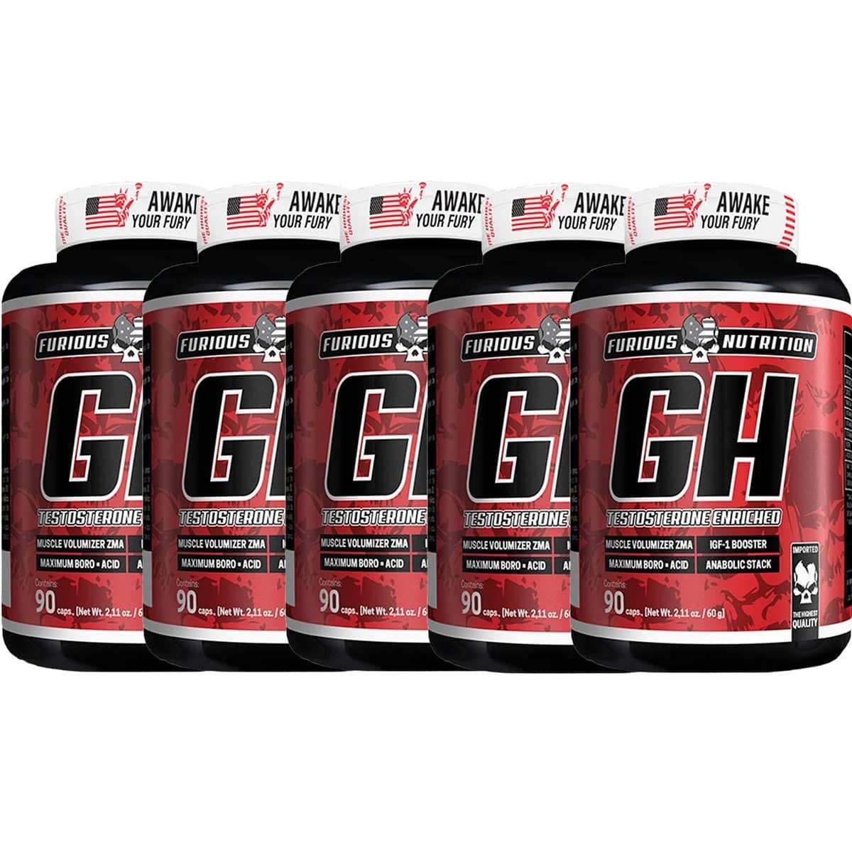 Kit 5X GH - 90 C�psulas - Furious Nutrition