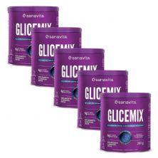 Kit 5X Glicemix - 250g - Sanavita