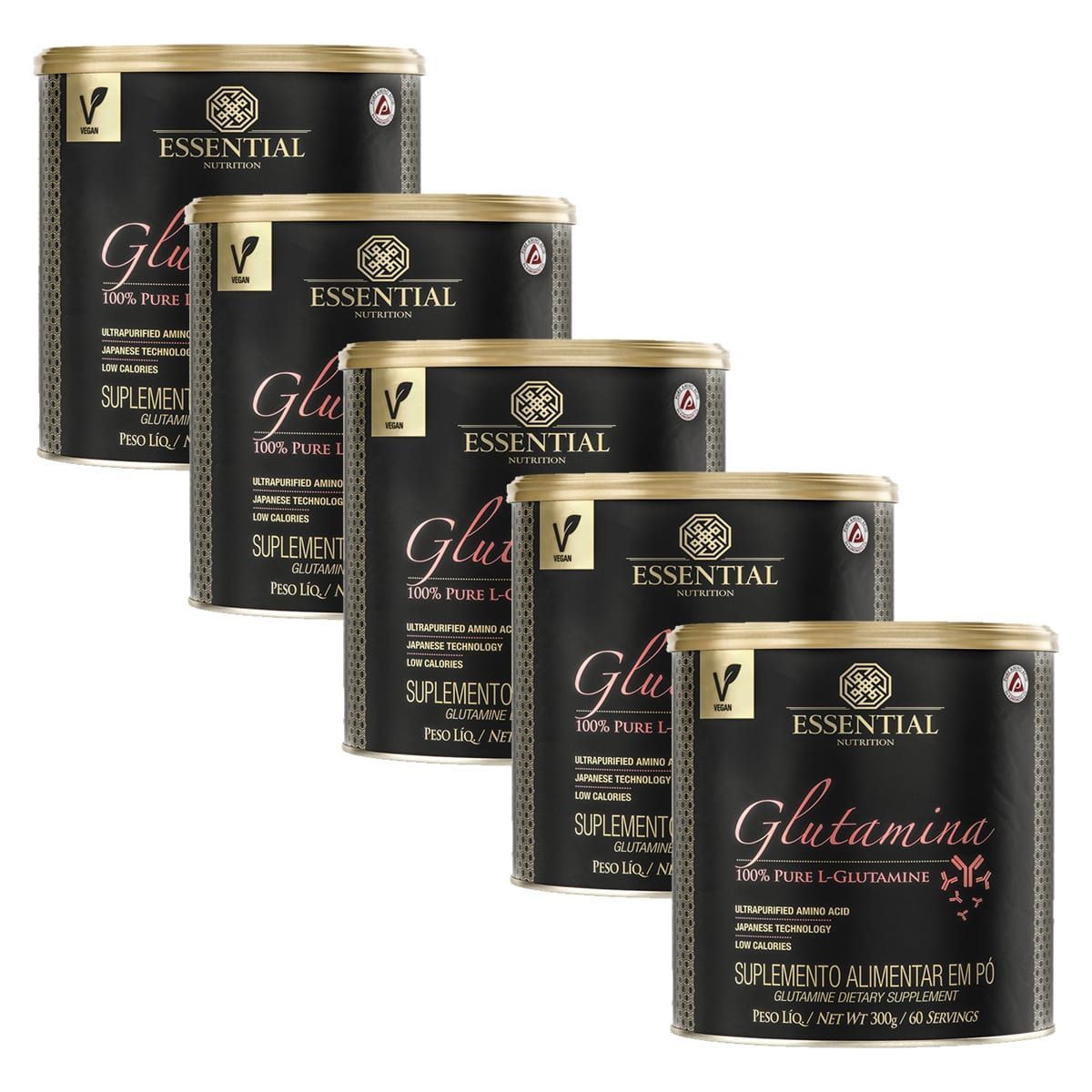 Kit Glutamina - 300g - Essential Nutrition