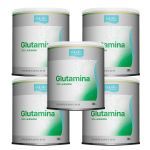 Kit 5X Glutamina - 300g Natural - Equaliv