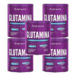 Kit 5X Glutamina - 300g - Sanavita