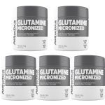Kit 5X Glutamine Micronized Evolution Series - 150g Glutamina - Atlhetica Nutrition
