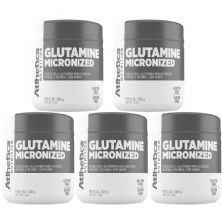 Kit 5X Glutamine Micronized Evolution Series - 500g Glutamina - Atlhetica Nutrition