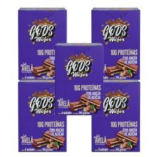 Kit 5X Gods Wafer  - 6 Unidades de 51g Avel� - Canibal