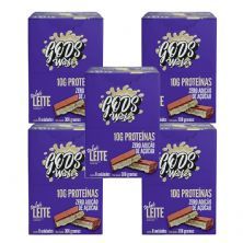 Kit 5X Gods Wafer  - 6 Unidades de 51g Leite - Canibal