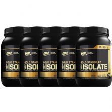 Kit 5X Gold Standard 100% Isolate - 744g Rich Vanilla - Optimum Nutrition