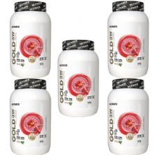 Kit 5X Gold Whey 3W - 900g MilkShake de Morango - Nutrata