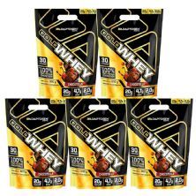 Kit 5X Gold Whey - 900g Refil Chocotella - Adaptogen