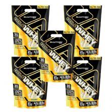 Kit 5X Gold Whey - 900g Refil Original - Adaptogen