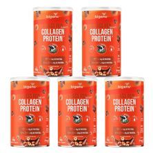 Kit 5X Grass Fed Balance Collagen Protein - 560g Chocolate com Avel� - Bigens