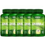Kit 5X Graviola - 60 C�psulas - Herbamed