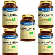 Kit 5X Green Coffee - 60 C�psulas - Vitaminlife