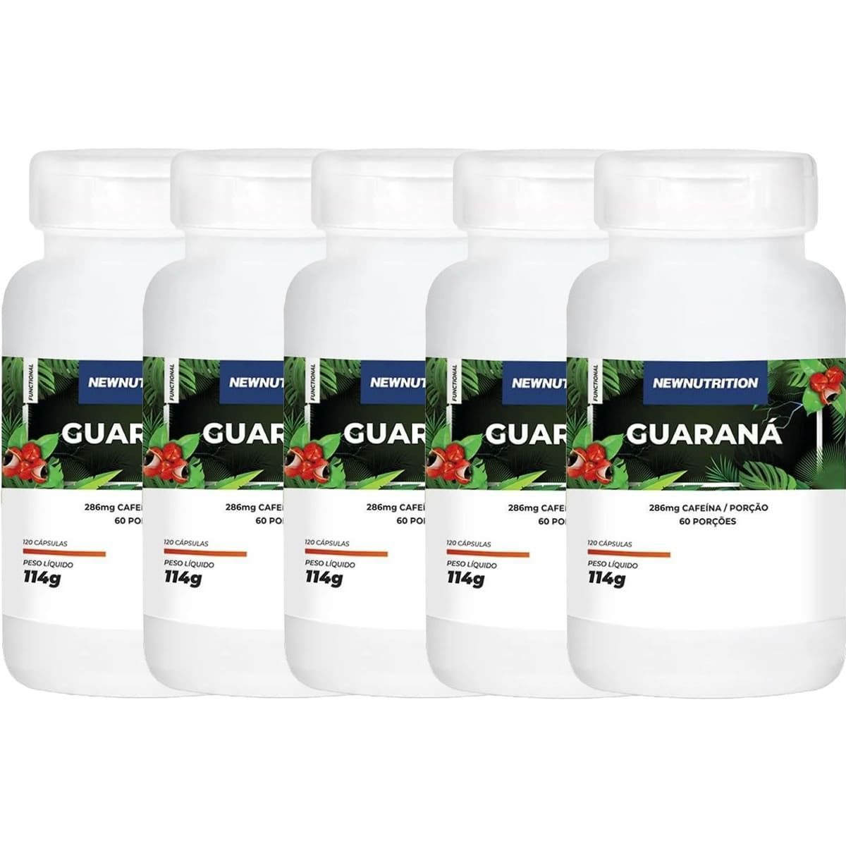 Kit 5X Guaran� - 120 C�psulas - NewNutrition