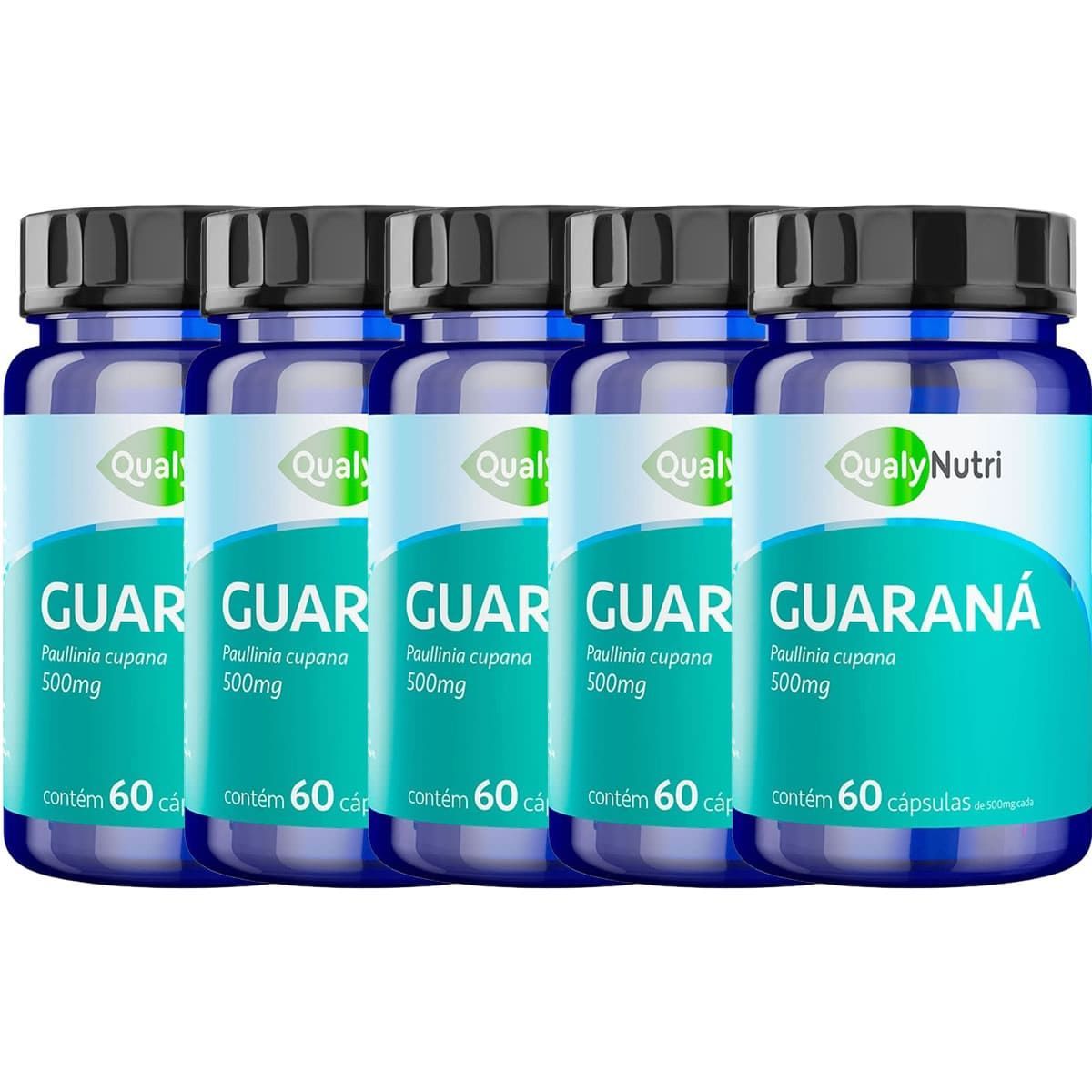 Kit 5X Guaran� - 60 C�psulas -  QualyNutri