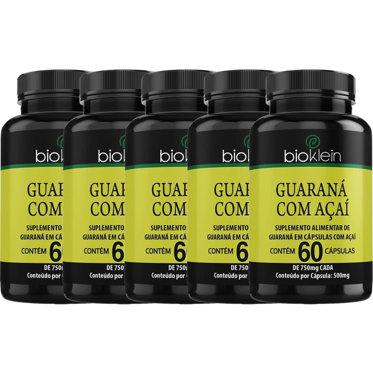 Kit 5X Guaran� com A�a� - 60 C�psulas - Bioklein
