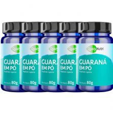 Kit 5X Guaran� Em P� - 80g Sabor Natural - QualyNutri