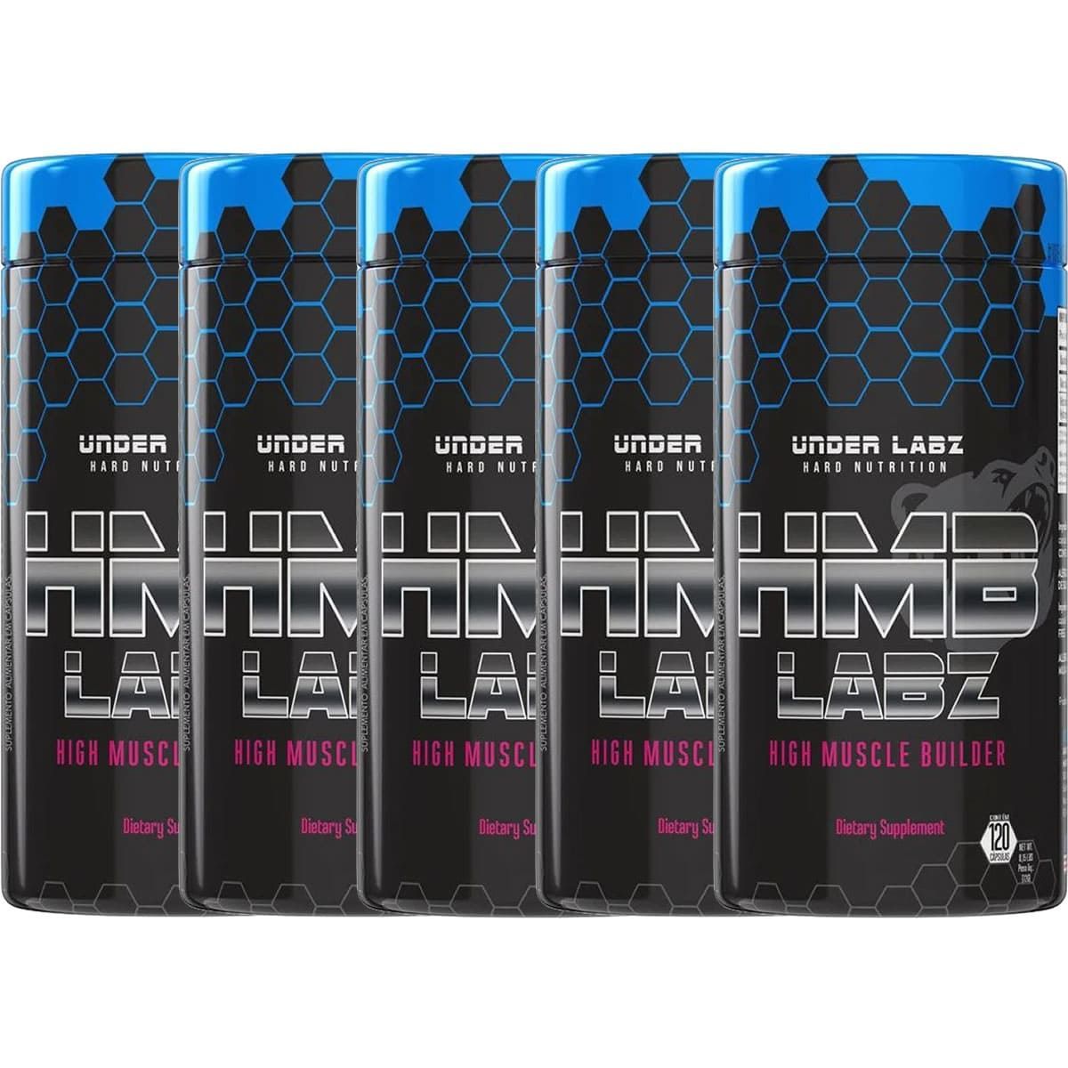 Kit 5X H.M.B Labz  - 120 Tabletes - Under Labz