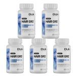 Kit 5X Hair Gro - 60 C�psulas - Dux Nutrition