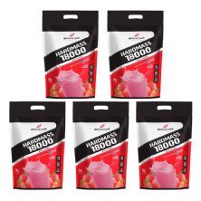 Kit 5X Hard Mass 18000 - 3000g Morango - BodyAction