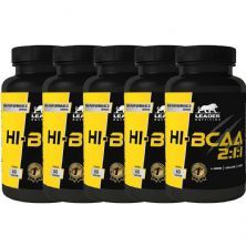 Kit 5X Hi-BCAA 2:1:1 - 60 C�psulas - Leader Nutrition