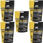 Kit 5X Hi-Blend Protein  - 1800g Refil Brigadeiro Gourmet - Leader Nutrition