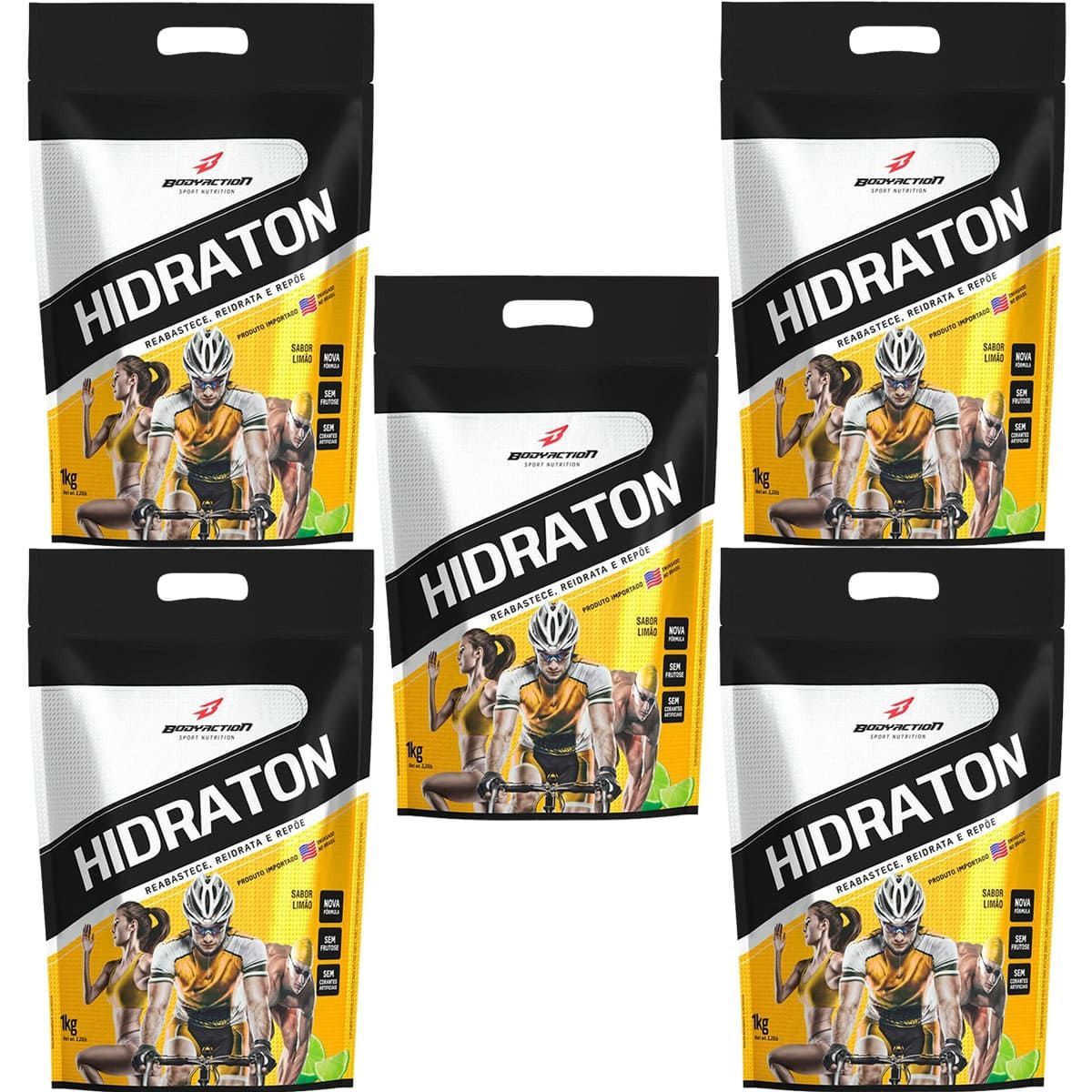 Kit 5X Hidraton - 1000g Lim�o - BodyAction