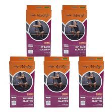 Kit 5X Hip Band El�stico Ultra - Kit 3 Pe�as - Hidrolight