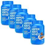 Kit 5X Hiper 100% Whey - 900g Cookies & Cream - Probiotica