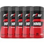 Kit 5X HMB Hidroximetilbutirato - 90 c�psulas - FTW