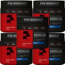 Kit 5X H�rus Pre Workout - 150g Blue Ice - Max Titanium
