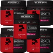 Kit 5X H�rus Pre Workout - 150g Frutas Vermelhas - Max Titanium
