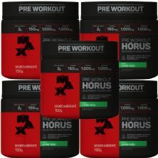 Kit 5X H�rus Pre Workout - 150g Lim�o Yuzu - Max Titanium