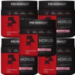 Kit 5X H�rus Pre Workout - 300g Cotton Candy - Max Titanium