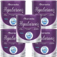 Kit 5X Hyaluronic Skin - 270g Neutro - Sanavita