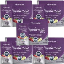 Kit 5X Hyaluronic Verisol 120mg - 30 Sticks de 3,5g Cranberry com Lim�o - Sanavita