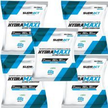 Kit 5X Hydramaxi Isot�nico em P� - 400g Refil Lim�o - Sudract Nutrition