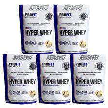 Kit 5X Hyper Whey - 900g Refil Baunilha - Profit