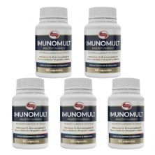 Kit 5X Imunomult Multivitam�nico - 60 C�psulas - Vitafor