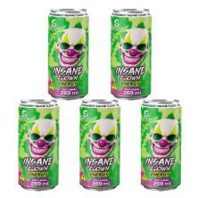 Kit 5X Insane Clown Energy  Lata 269ml Frutas Vermelhas - Damons Lab