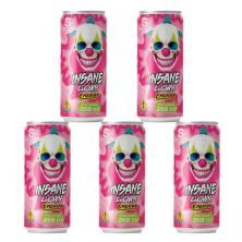 Kit 5X Insane Clown Energy - Lata 269ml Pink Lemon - Demons Lab