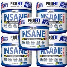 Kit 5X Insane Explosion Extreme Pre-Workout - 200g Ma�� Verde - Profit