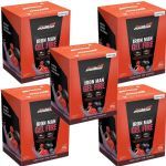 Kit 5X Iron Man Gel Fire - 10 Sach�s 30g A�a� com Guaran� - New Millen